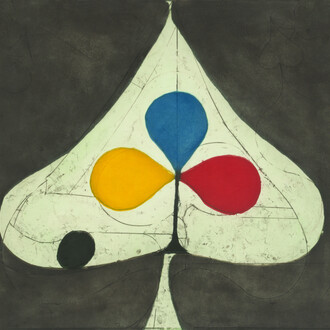 Richard Diebenkorn, Tri-color II, 1981. Courtesy of Crown Point Press