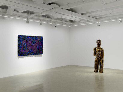 Ryan Schneider, Nocturner, exhibition view. Courtesy of Almine Rech Gallery