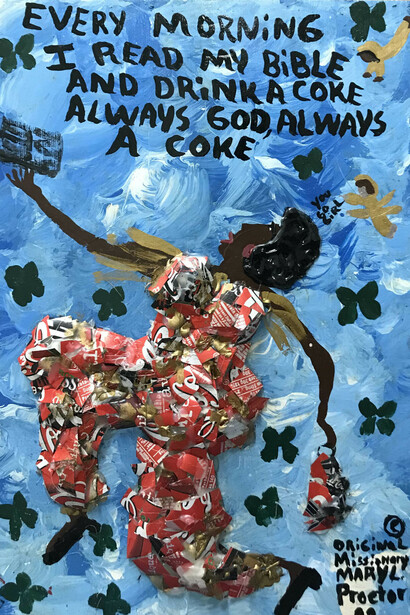 Mary Proctor, Always God, always a coke, 1999. Courtesy of Georgia Museum of Art