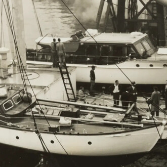 Halvorsen centenary, piece in exhibition. Courtesy of the Australian National Maritime Museum