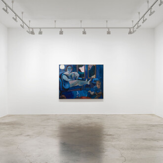 Danielle Orchard, Borrowed chord, exhibition view. Courtesy of Perrotin