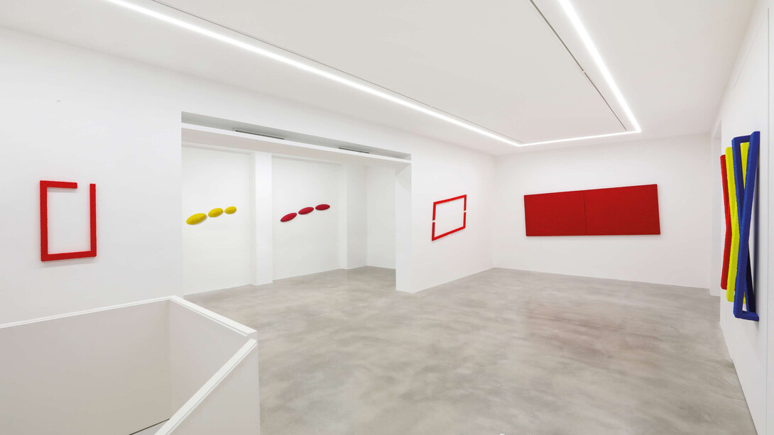 Pino Pinelli, Being a poet with a single word. Painting from the 1970s to the present, exhibition view. Courtesy of Dep Art Gallery