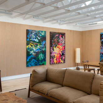 Lily Ramírez, So far out of sight, exhibition view. Courtesy of Simchowitz