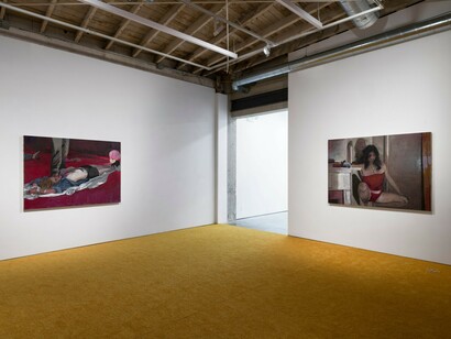 Michelle Uckotter, Moviestar, exhibition view. Courtesy of Matthew Brown Gallery