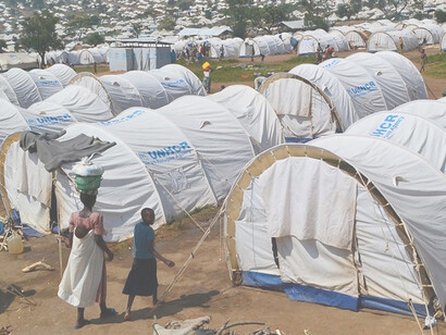 Mahama Refugee Camp located in Kirehe district, Eastern Province, Rwanda