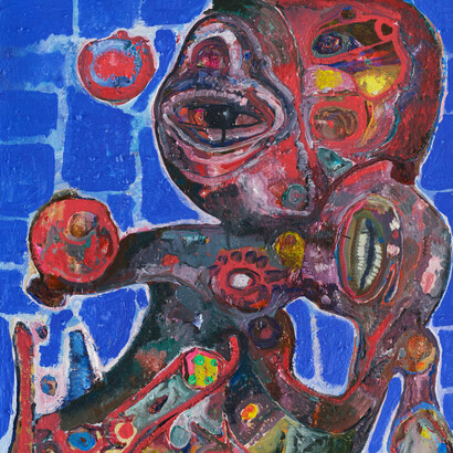 Steve DiBenedetto, Cyber mime, 2023 - 2024. Courtesy of Anton Kern Gallery