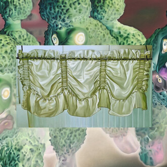 Charlotte Fox, Bedroom theater (spectators), 2024. Courtesy of 303 Gallery