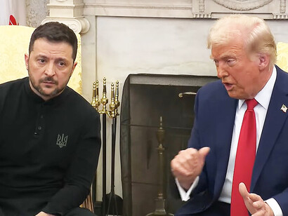 On February 28, 2025, U.S. President Donald Trump and Ukrainian President Volodymyr Zelenskyy held a tense meeting in the Oval Office, discussing U.S. support for Ukraine, but it ended abruptly after Trump and Vice President JD Vance criticized Zelenskyy