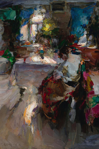 A.E. Arkhipov, At work, 1926. Courtesy of New Tretyakov Gallery