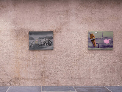Paco Pomet, Brand new pristine turmoils, exhibition view. Courtesy of König Gallery