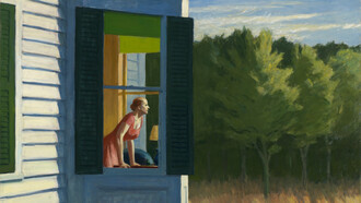 Edward Hopper, Cape Cod Morning (detalle), 1950
