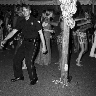 Clark Winter, Andy the sheriff, dancing (detail), 1973. Courtesy of Zander Galerie
