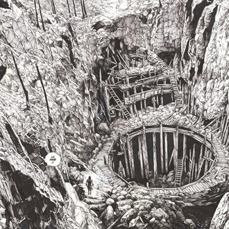 Christophe Bec, Thorgal - La déesse d'ambre. Courtesy of Huberty & Breyne Gallery