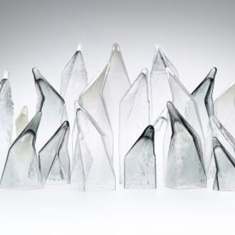Contemporary glass art. Courtesy of Mudac