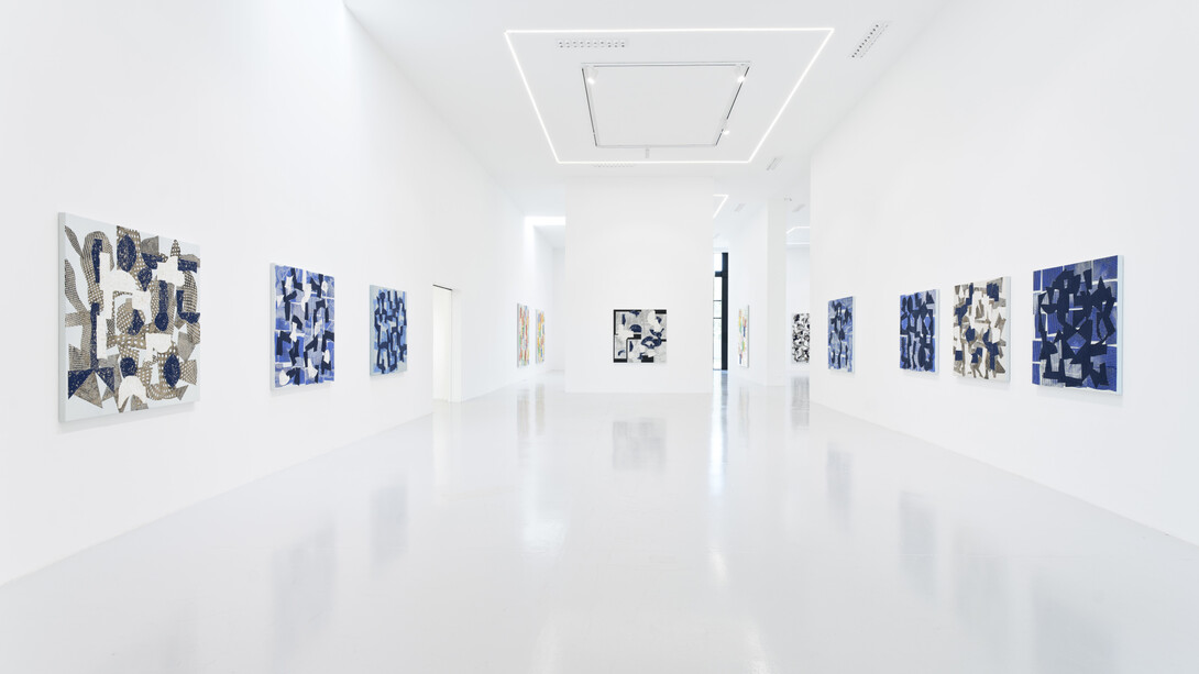 Yves Zurstrassen, Blooming, exhibition view. Courtesy of Ceysson and Bénétière Gallery