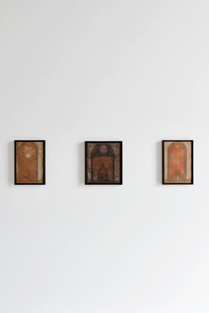 Zoran Mušič, Impressions of light, exhibition view. Courtesy of Axel Vervoordt Gallery