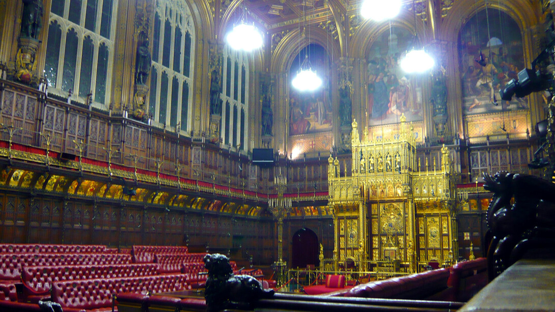The House of Lords, as the UK's second chamber, examines bills, questions government action, and investigates public policy