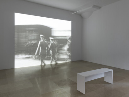 Harun Farocki, Inextinguishable fire, exhibition view. Courtesy of Greene Naftali Gallery