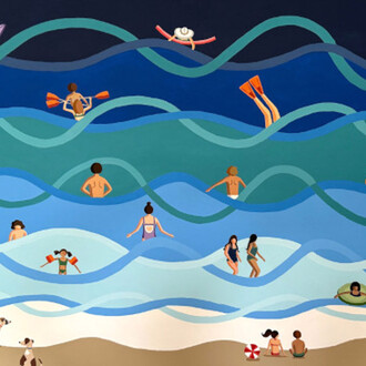 Leyla Pekmen, Wave after wave (detail), 2024. Courtesy of Johansson Projects