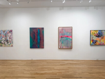 Various artists, Beyond the surface, exhibition view. Courtesy of Upsilon Gallery