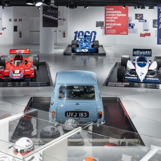 The Drake’s enemies. Enzo Ferrari and the british teams, exhibition view. Courtesy of Museo Nazionale dell'Automobile