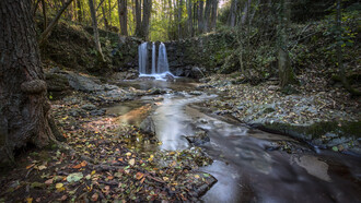 La riera de Viladrau, Cataluña, España