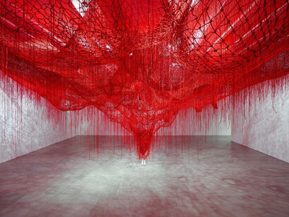 Chiharu Shiota. Courtesy of Blain Southern Gallery