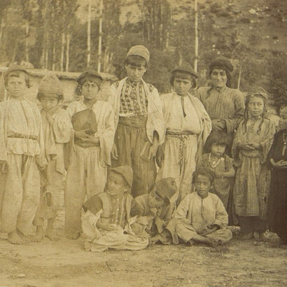 Assyrian children in Hakkari Türkiye, c. 1900