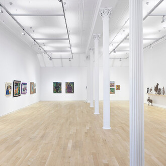 Various artists, Ayiti Toma II: Faith, Family, and Resistance, exhibition view. Courtesy of Luhring Augustine Gallery