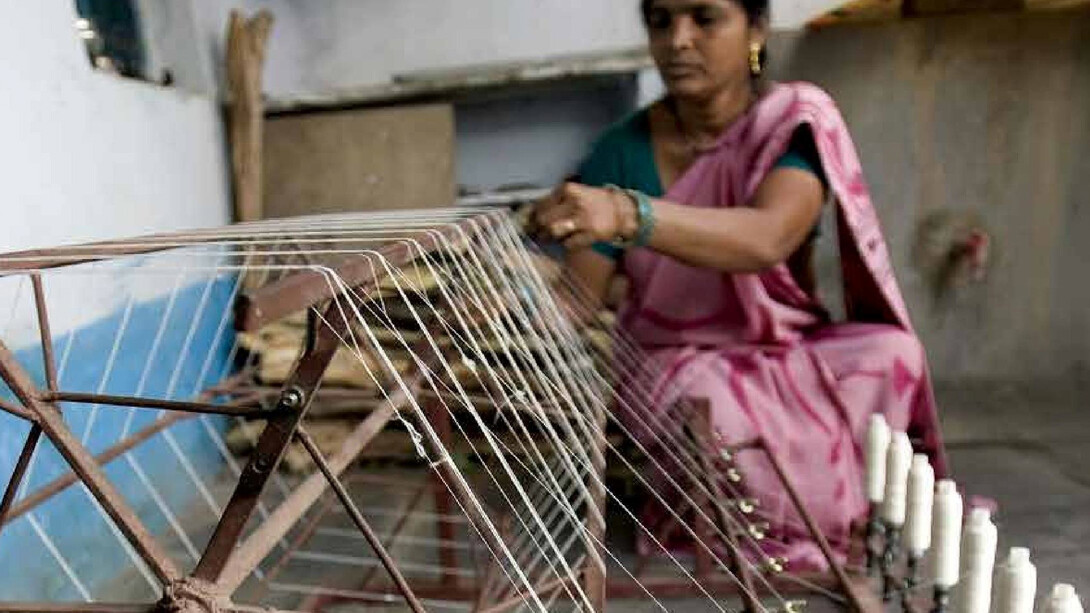 L'arte della tessitura in India