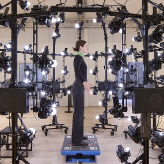 Jordan Wolfson, Little room, exhibition view. Courtesy of Fondation Beyeler