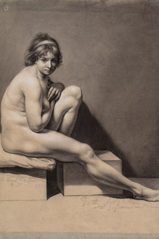 Henriette Lorimier, Female nude, 1796. Courtesy of the Art Institute of Chicago