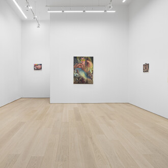 Rebecca Morgan, Painting in the apocalypse, exhibition view. Courtesy of Asya Geisberg Gallery