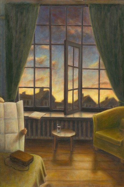 Susan Kraut - In a Swedish Room 36x30 2016