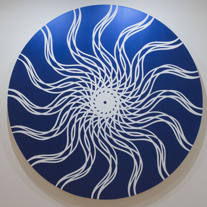 Steven Naifeh, Mumtaz II ventian blue, 2014. Courtesy of Artbooth Gallery
