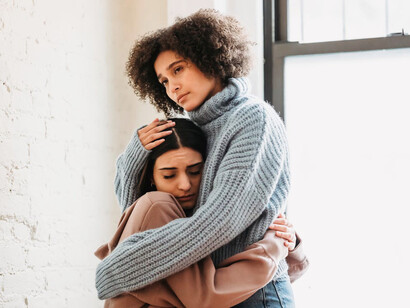 In times of distress, a friend's comforting presence can offer solace and remind us that we’re not alone in our struggles