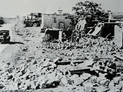 El pueblo de Sumeiriya, cerca de Acre, en 1948