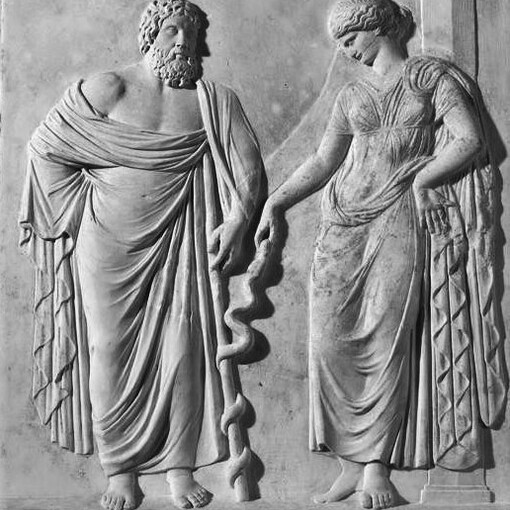 Asclepius, god of medicine in ancient Greek religion and mythology