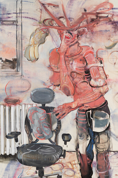 Adrian Ghenie, Weltwehmut 1, 2024. Courtesy of Albertina Museum