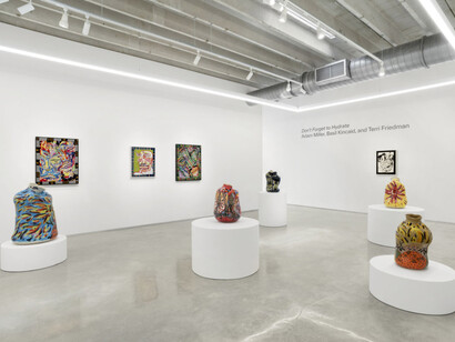 Various artists, Don’t forget to hydrate, exhibition view. Courtesy of Mindy Solomon Gallery