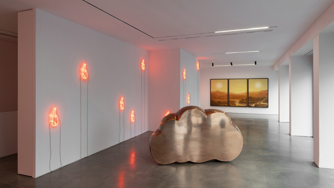 Laurent Grasso, Clouds theory, exhibition view. Courtesy of Pedro Cera