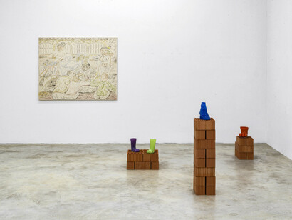 Various artists, The barn, exhibition view. Courtesy of Soy Capitán