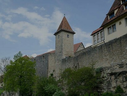 Rothenburg ob der Tauber walls, Germany