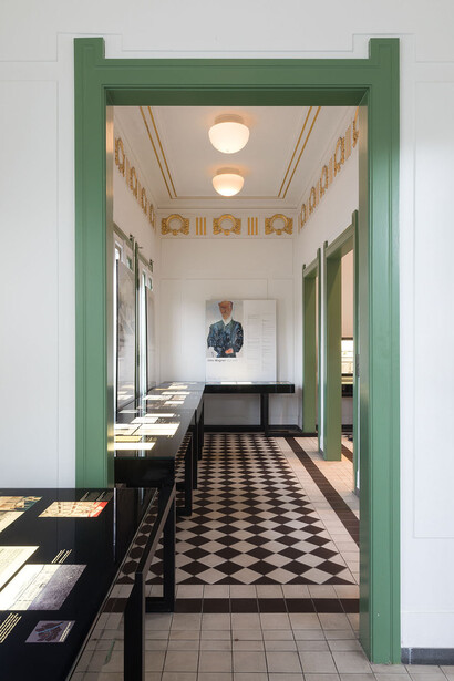 Otto Wagner pavilions at Karlsplatz, exhibition view. Courtesy of Musa Museum
