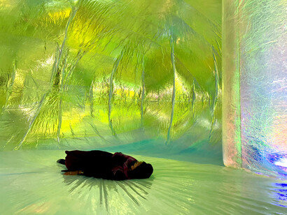 WHAT Museum Exhibition View, Akihito Okunaka, Synesthesia—Crossing the senses with art—exhibition ⓒ Akihito Okunaka, Photo: Alma Reyes