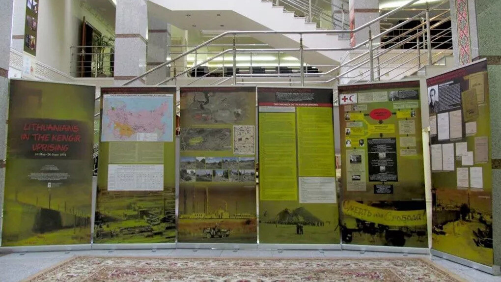 Lithuanians in the Kengir Uprising, 16 May – 26 June 1954, exhibition view. Courtesy of Museum of occupations and freedom fights