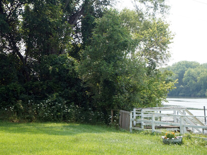 Regina Agu, View of the Little Calumet River from Ton Farm (Chicago’s Finest Marina), 2024