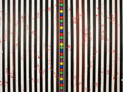 Luis Cruz Azaceta, A question of color, justice and freedom in our democrazy, 2019. Courtesy of Pan American Art Projects Gallery