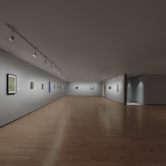 Wan Heng, To see mountains as mountains, exhibition view. Courtesy of Long Museum