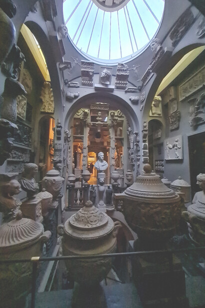 Sir John Soane's Museum, situated in Lincoln's Inn Fields, London, England, showcases the architectural brilliance of the late 18th and early 19th centuries